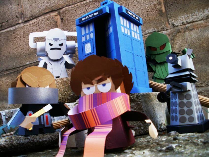 Make your own 3D paper toys at Scifi Wales