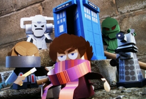 Make your own 3D paper toys at Scifi Wales