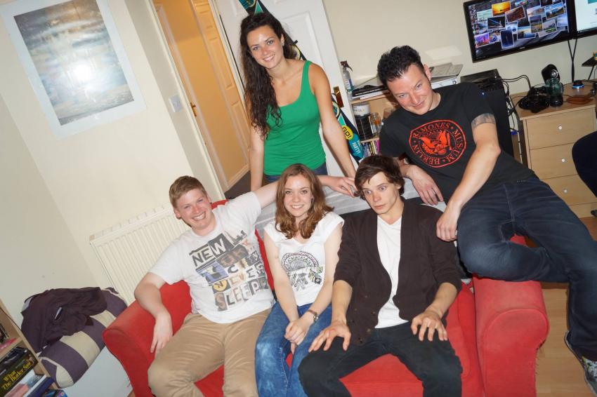 Cast and crew from the Whovians Web Series attending Scifi Wales